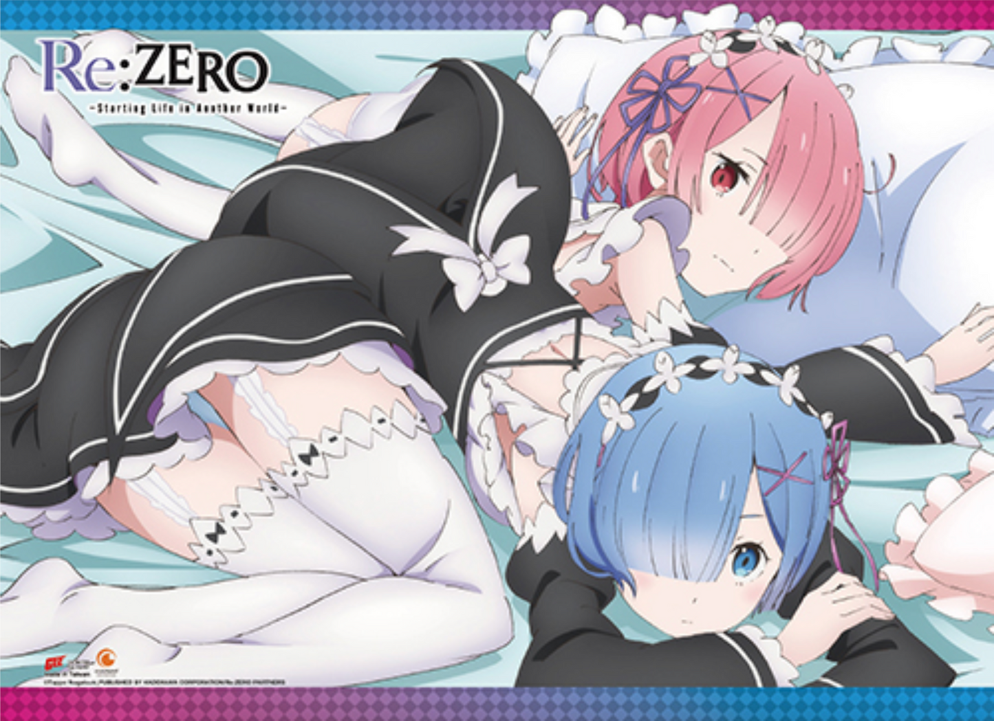 Wall Scroll - Re:Zero (Rem & Ram)