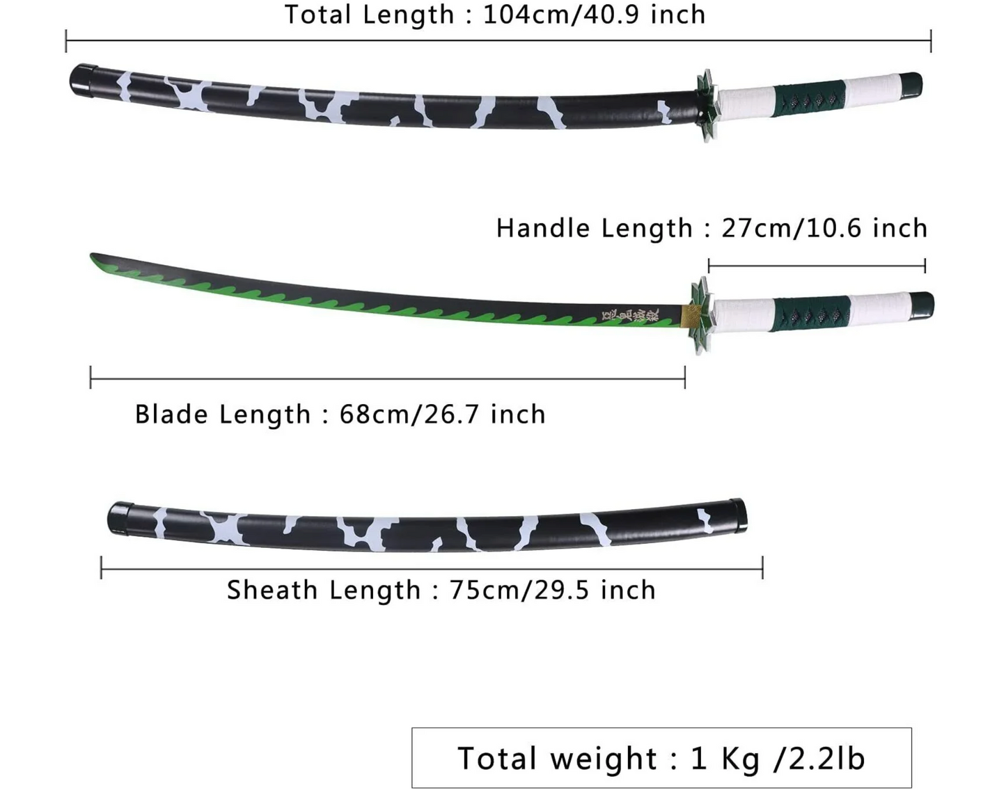 Demon Slayer - Sanemi - Metal Sword