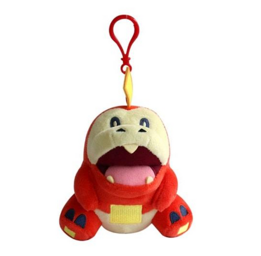 Pokemon Fuecoco 6" Plushie Key Chain Stuffed Animal Keyring Clip-on Backpack Hanger
