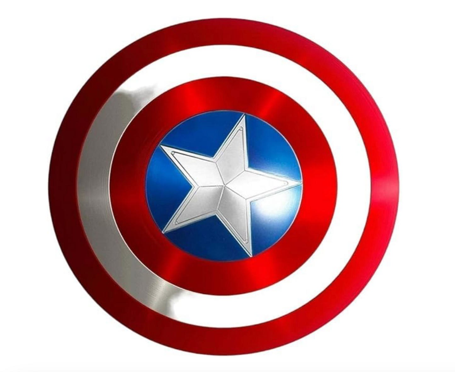 Captain America Shield 24 Inch - Stainless Metal