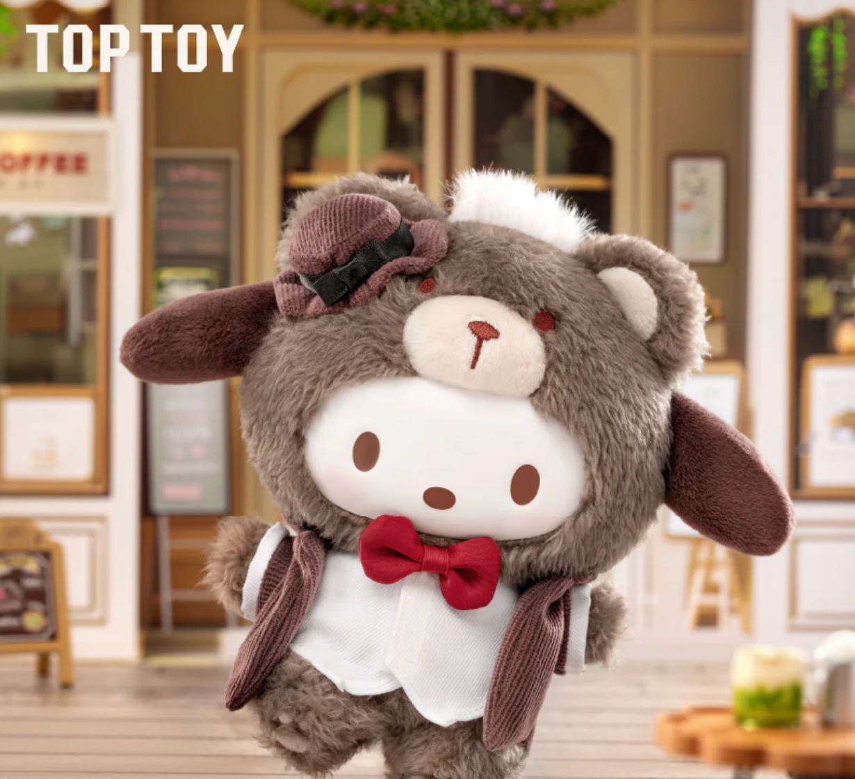 Top Toy Sanrio Afternoon Tea Series Vinyl Plush Keychains Gift Blind Box