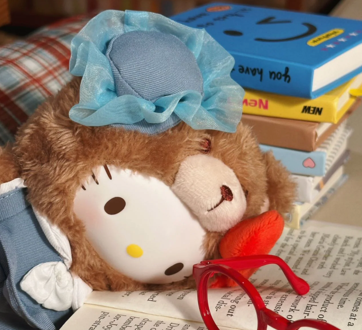 Top Toy Sanrio Afternoon Tea Series Vinyl Plush Keychains Gift Blind Box