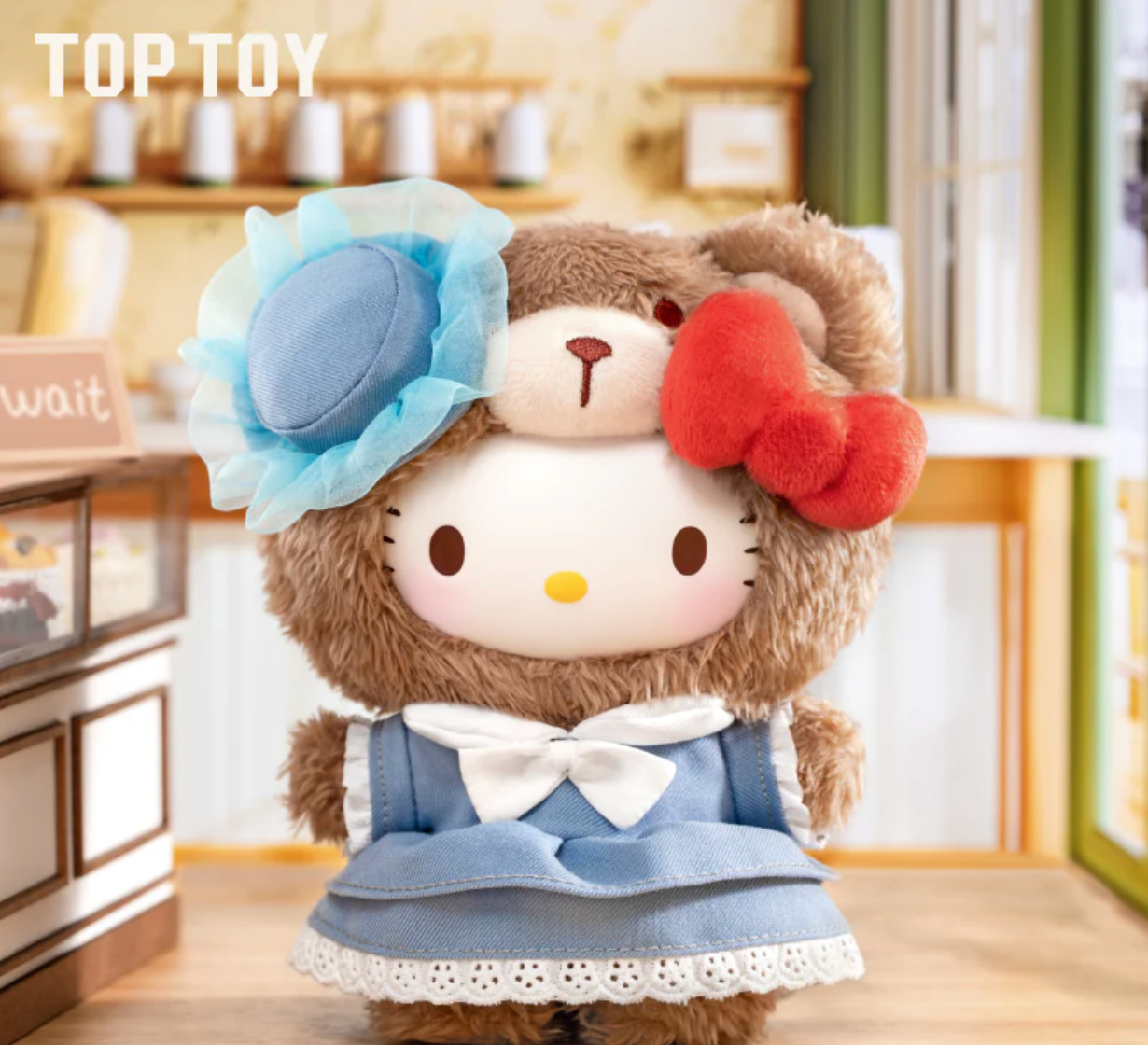 Top Toy Sanrio Afternoon Tea Series Vinyl Plush Keychains Gift Blind Box