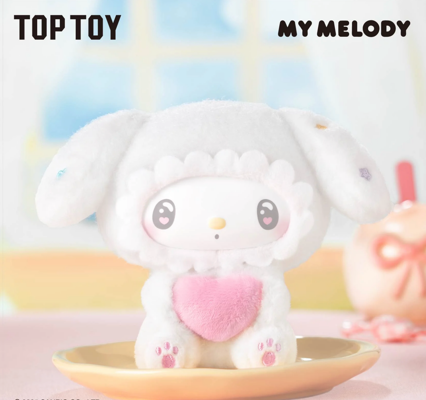 Top Toy Sanrio 50th Anniversary Milk Candy Series Plush Keychains Gift Blind Box