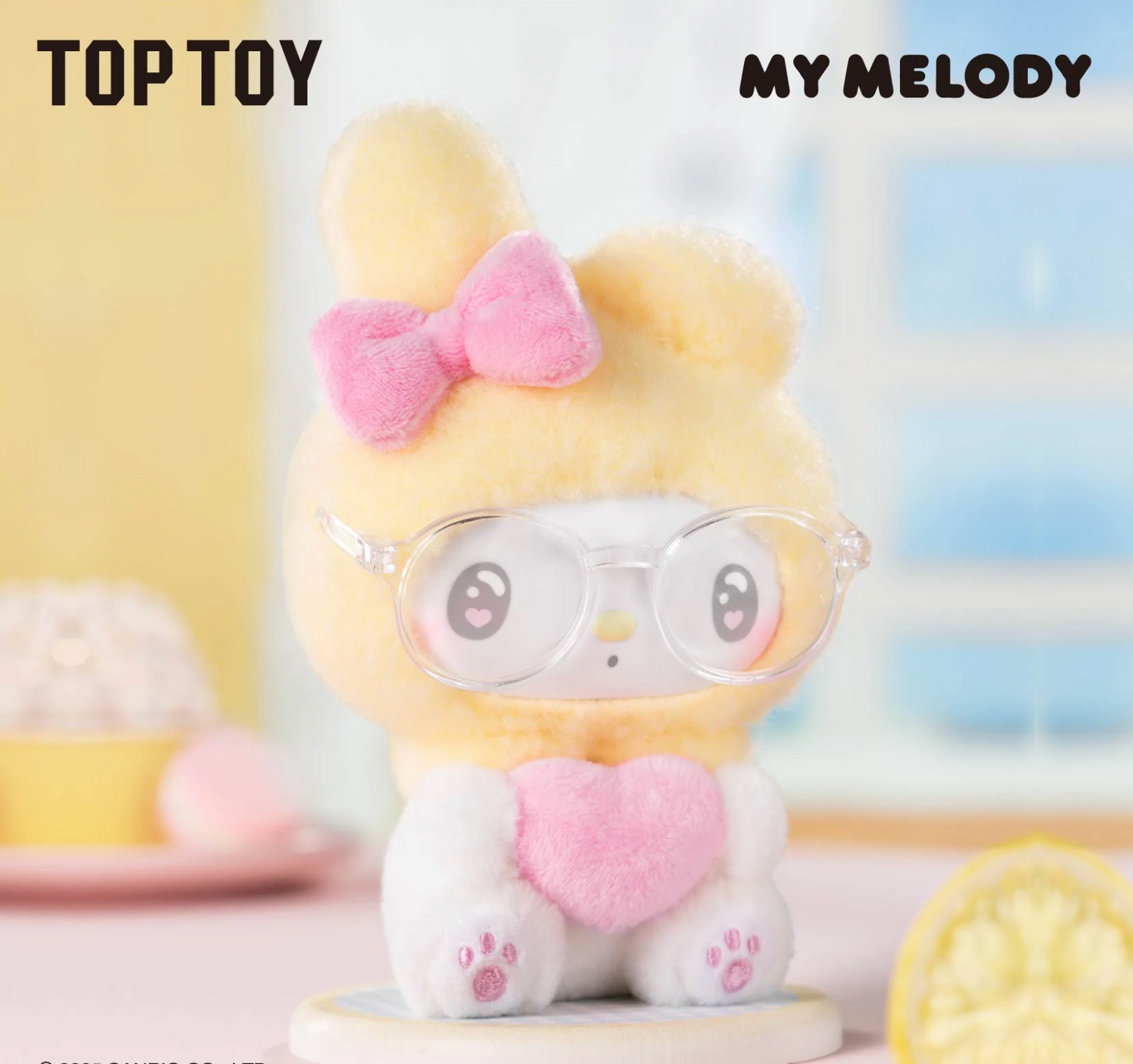Top Toy Sanrio 50th Anniversary Milk Candy Series Plush Keychains Gift Blind Box