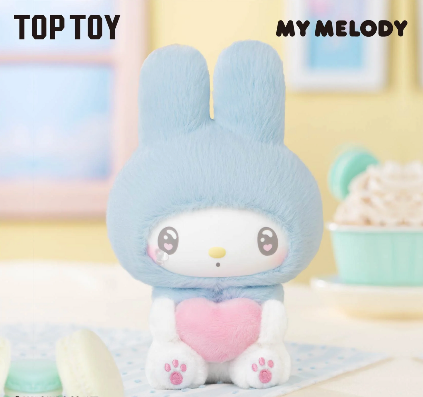 Top Toy Sanrio 50th Anniversary Milk Candy Series Plush Keychains Gift Blind Box