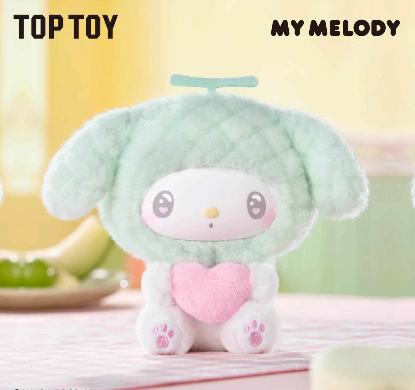 Top Toy Sanrio 50th Anniversary Milk Candy Series Plush Keychains Gift Blind Box