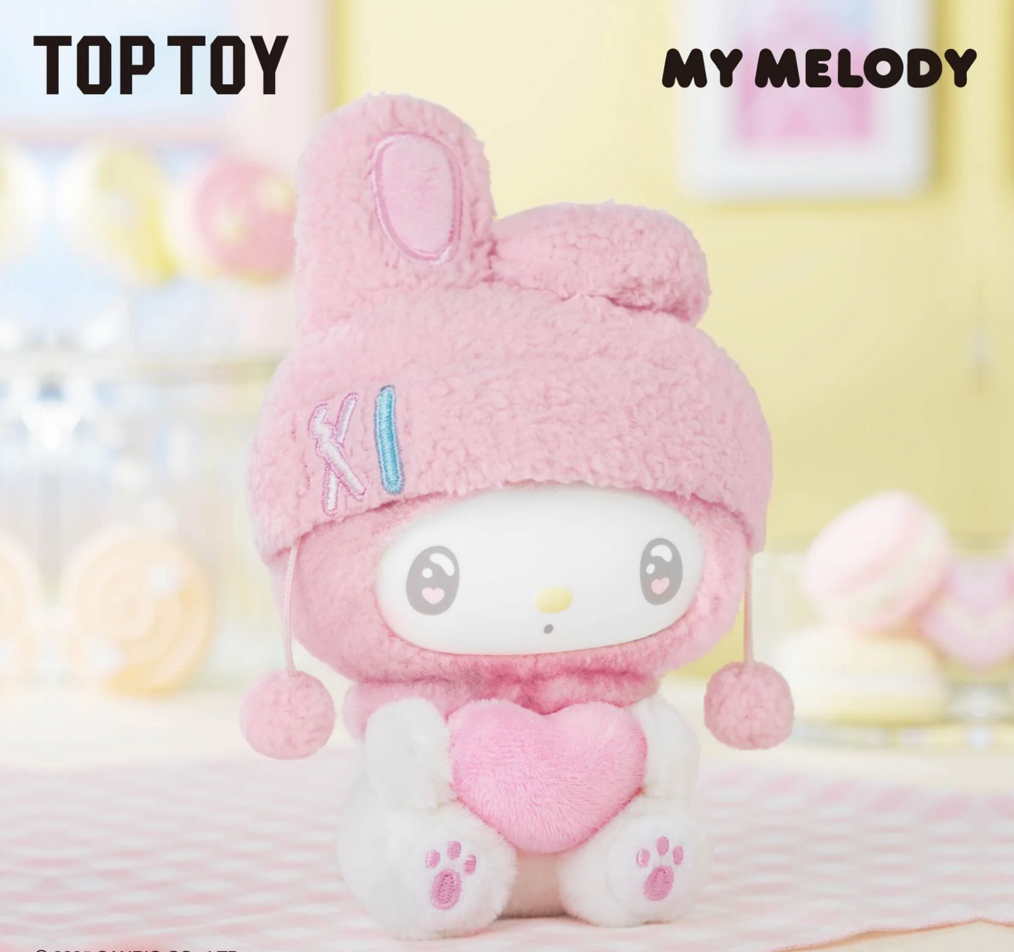Top Toy Sanrio 50th Anniversary Milk Candy Series Plush Keychains Gift Blind Box