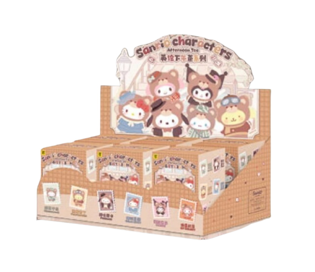 Top Toy Sanrio Afternoon Tea Series Vinyl Plush Keychains Gift Blind Box