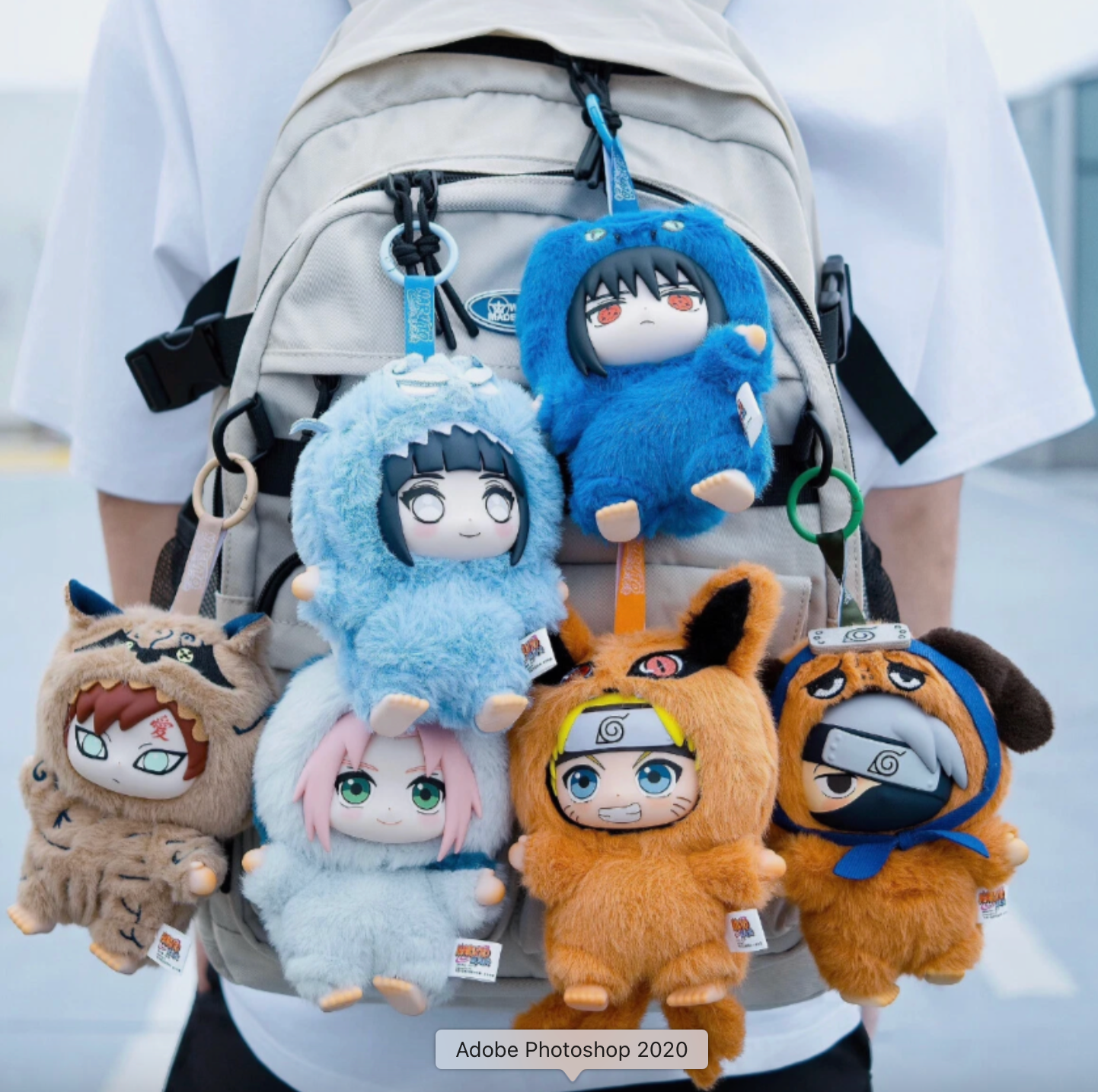 Top Toy Naruto Beast Party Plush Keychains Gift Blind Box