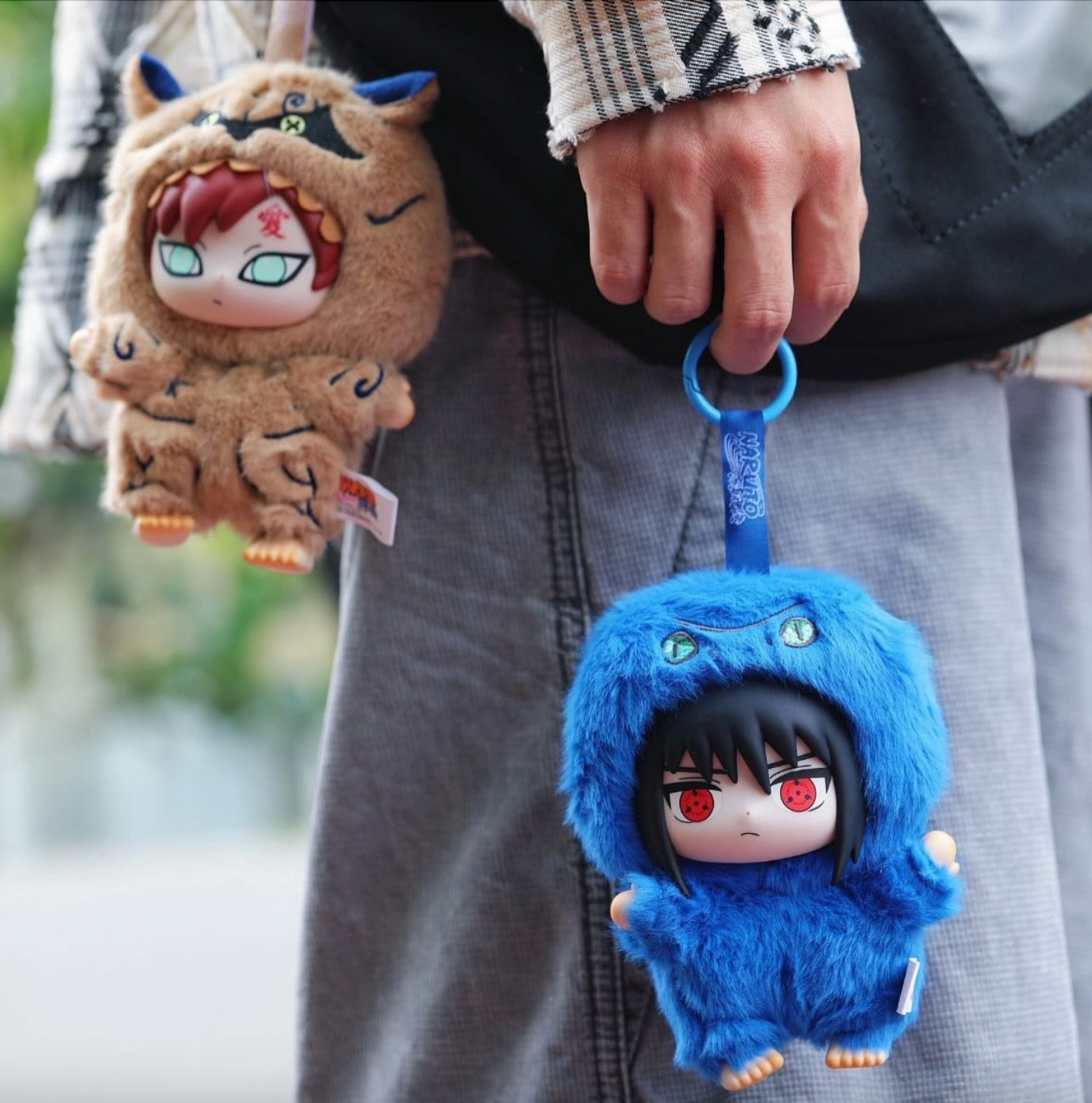 Top Toy Naruto Beast Party Plush Keychains Gift Blind Box