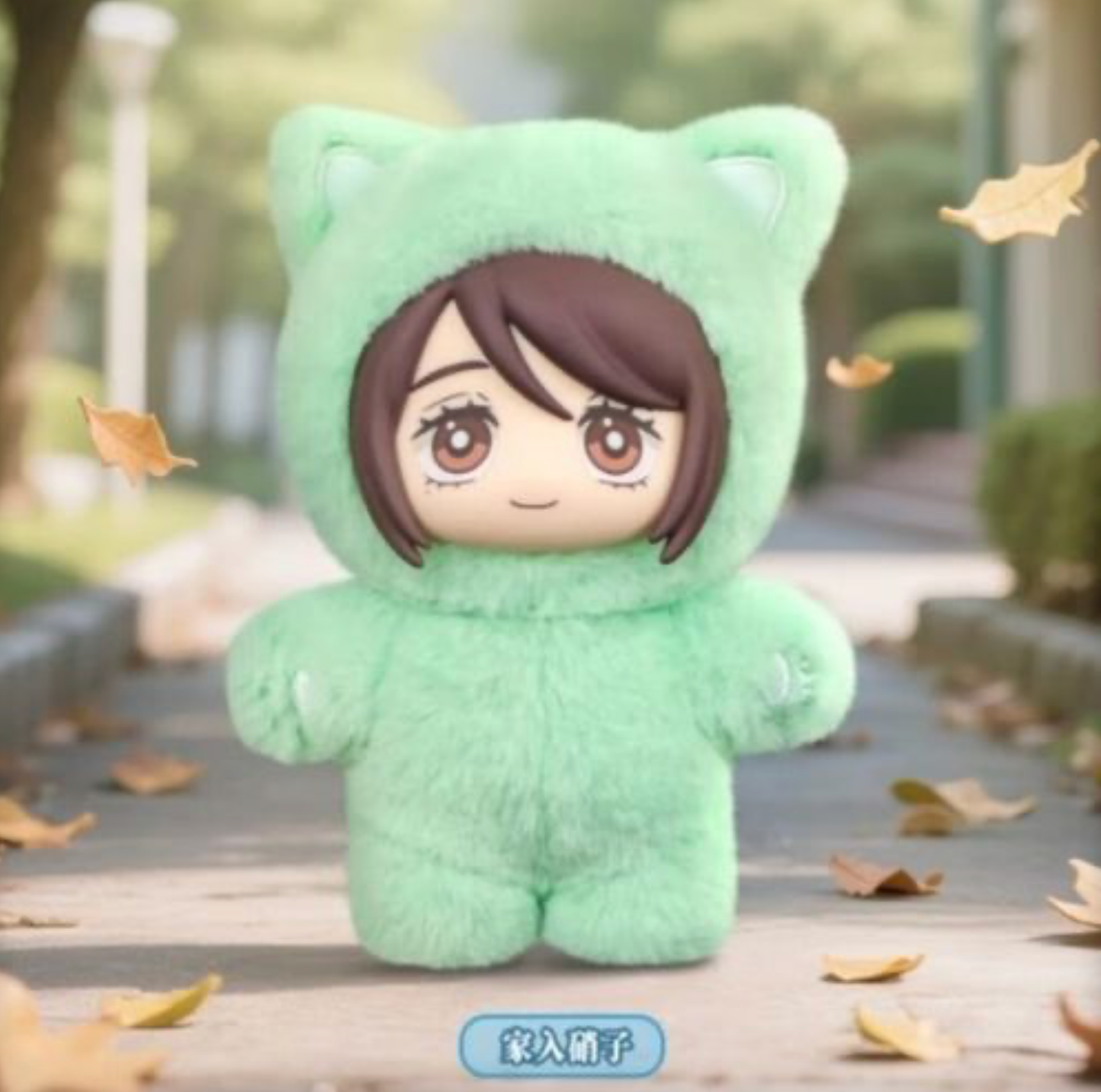 TOP TOY EAKI Jujutsu Kaisen Cat Ear Plushie Series Keychains Gift Blind Box