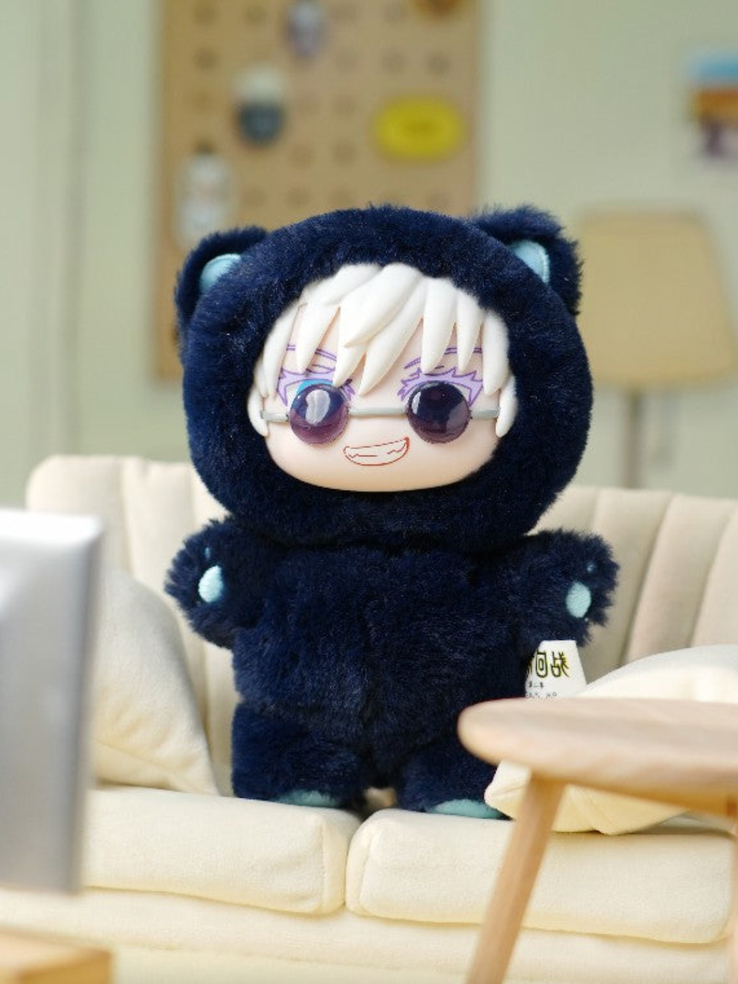 TOP TOY EAKI Jujutsu Kaisen Cat Ear Plushie Series Keychains Gift Blind Box