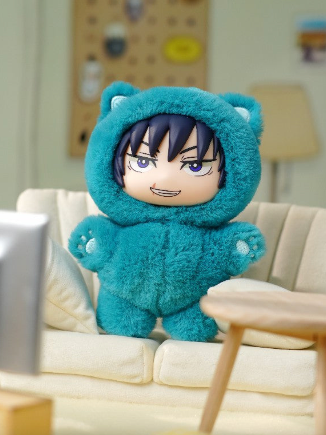 TOP TOY EAKI Jujutsu Kaisen Cat Ear Plushie Series Keychains Gift Blind Box