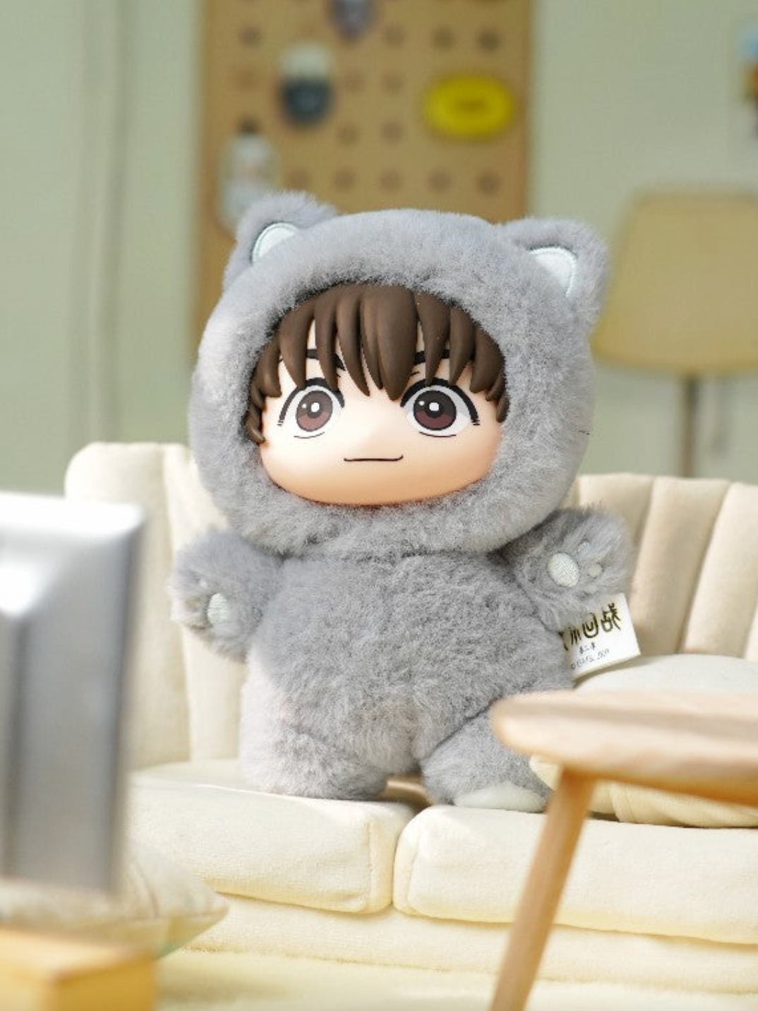 TOP TOY EAKI Jujutsu Kaisen Cat Ear Plushie Series Keychains Gift Blind Box