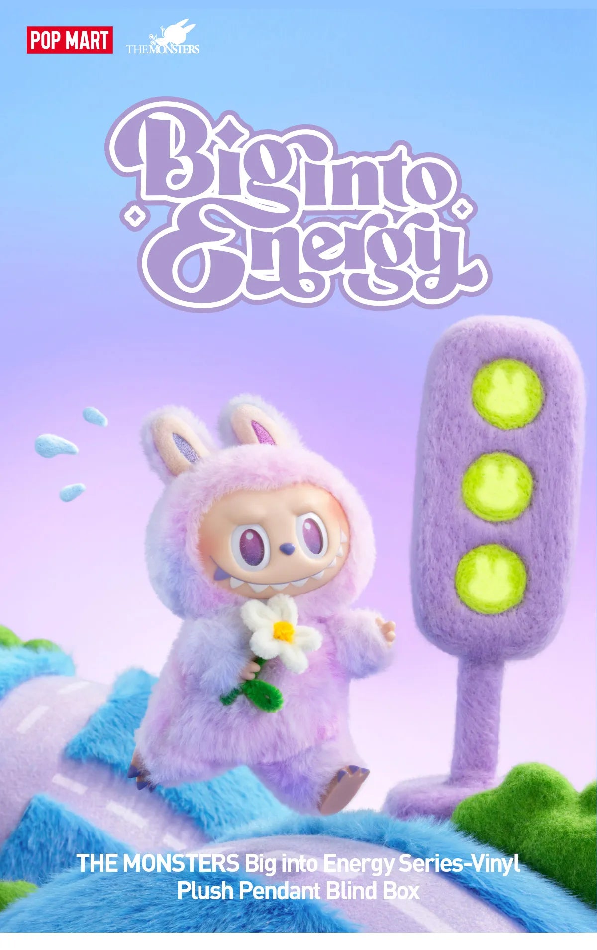 The monsters big into energy LABUBU ラブブ THE MONSTERS Big into Energy Series-Vinyl Labubu Plush