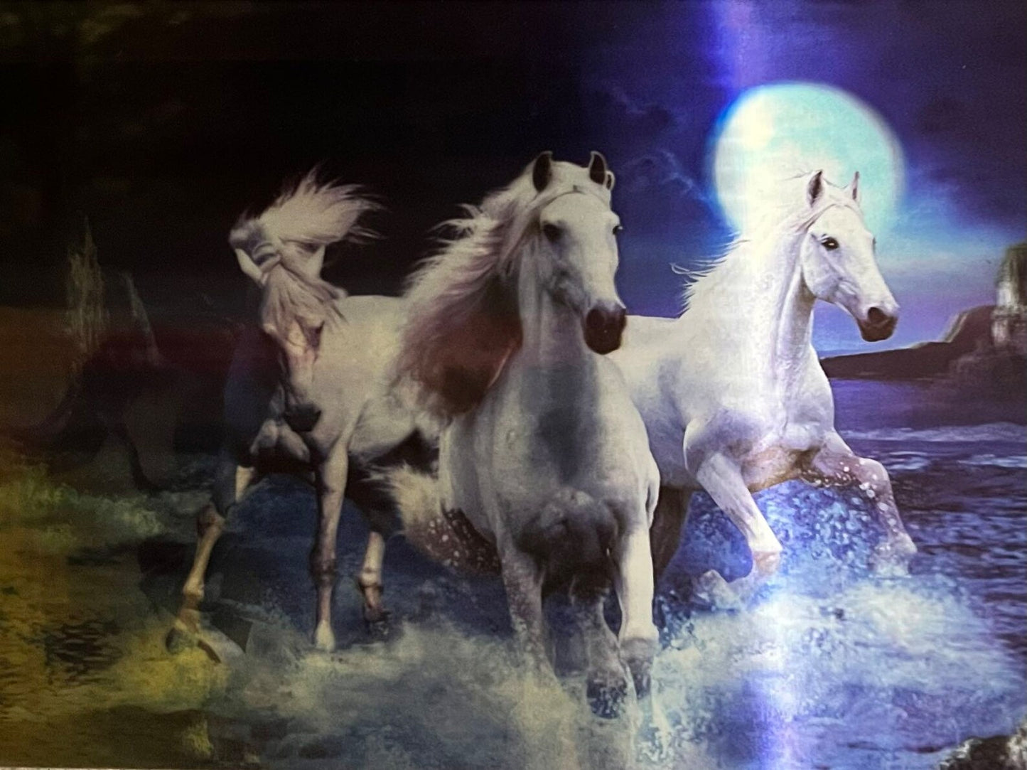 Naked 3D Poster - Galloping Horse