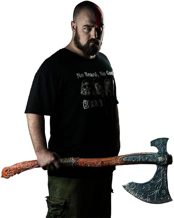 36" God of War Leviathan Battle Viking Axe Foam Prop Weapon