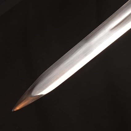 The Witcher Silver Sword Monster Slayer Steel Replica Scabbard Twin Wolf Sword Geralt of Rivia