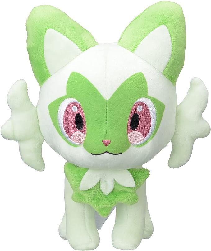 Pokemon Sprigatito 10” Adorable Plush Toy Ultra-Soft Cuddly Doll Stuffed Animal Plushies Birthday Christmas Gifts