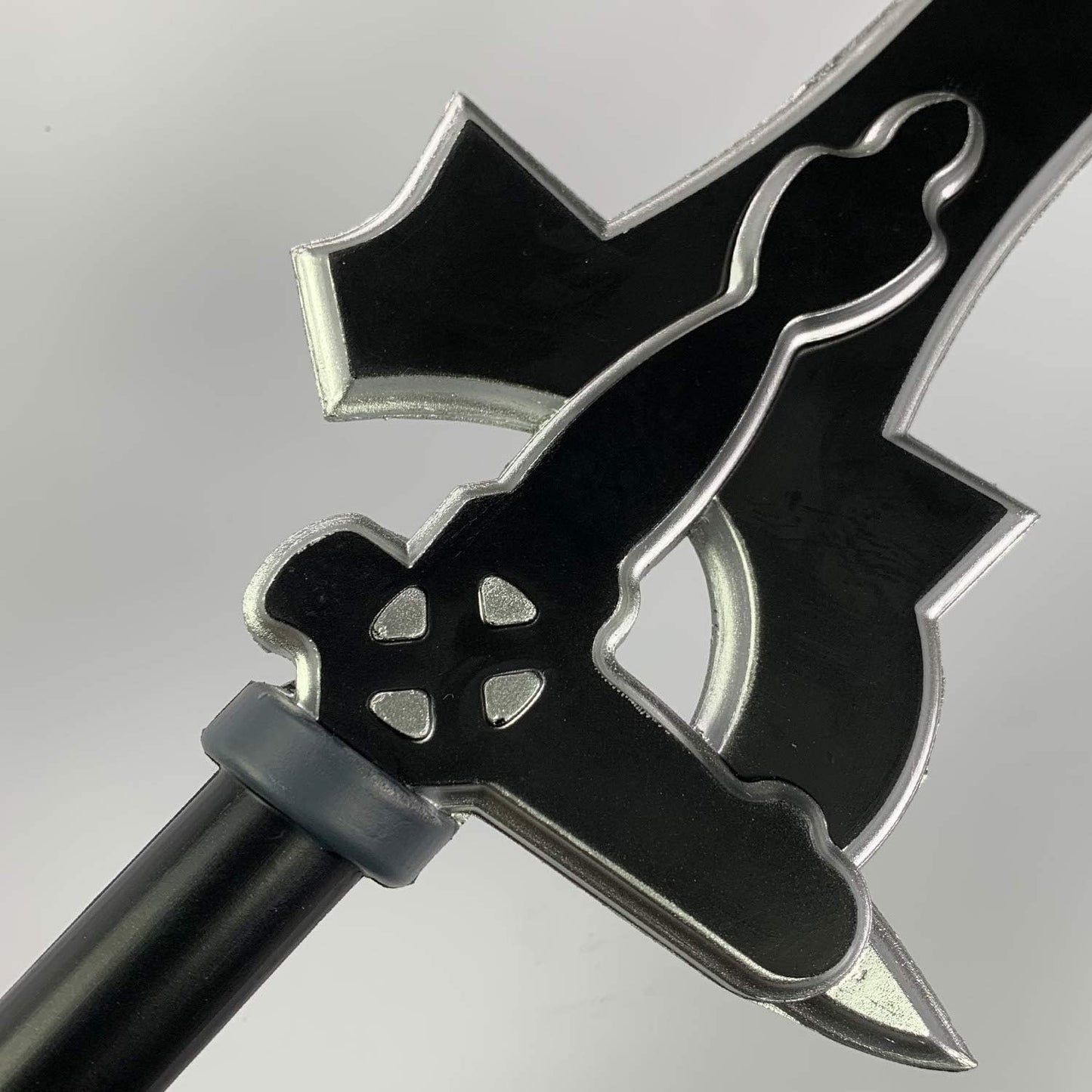 Sword Art Online Kirigaya Kazuto Replica Weapon SAO Kiritos Elucidator Foam Sword One Hand for Cosplay Costume, Props, Gift, Collections