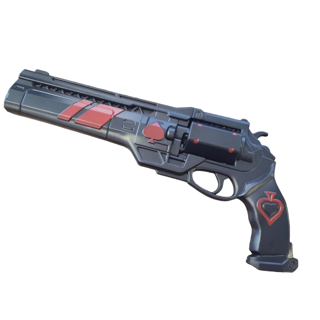 Replica Foam Gun Ace of The Spades Hand Cannon Prop Classic Ornament Free Banner Does not Shoot Gift Xmas Game Anime