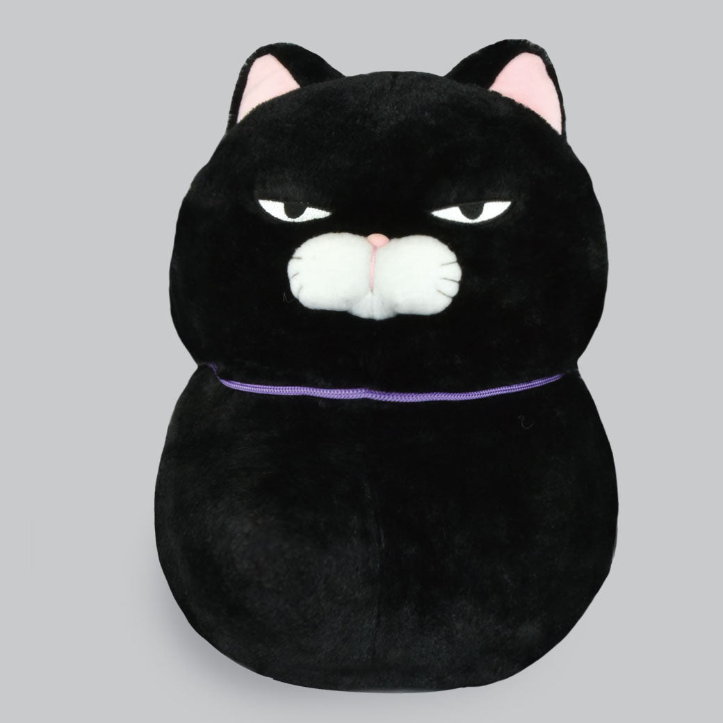 Amuse Backpack Sharp Eyes Black Cat Plush Bag Stuffed Animal Kitty Multiple Fashion Shoulder Bags Crossbody Gifts With Adjustable Straps for Women Girl Boy Kid