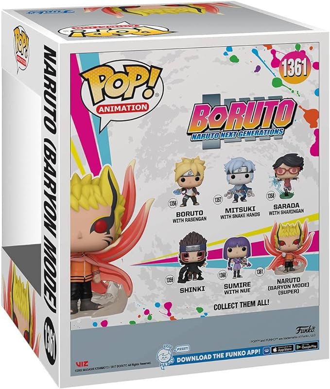 Funko Pop Boruto: Naruto (Baryon Mode) GITD 6" Super Figure (AAA Anime Exclusive)#1361