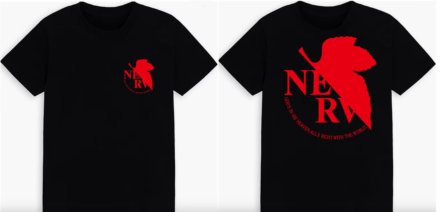 T-shirt - Evangelion Logo - 100%Cotton Unisex Shirt