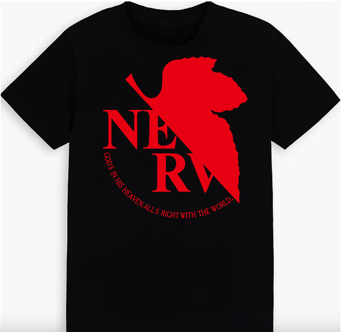 T-shirt - Evangelion Logo - 100%Cotton Unisex Shirt