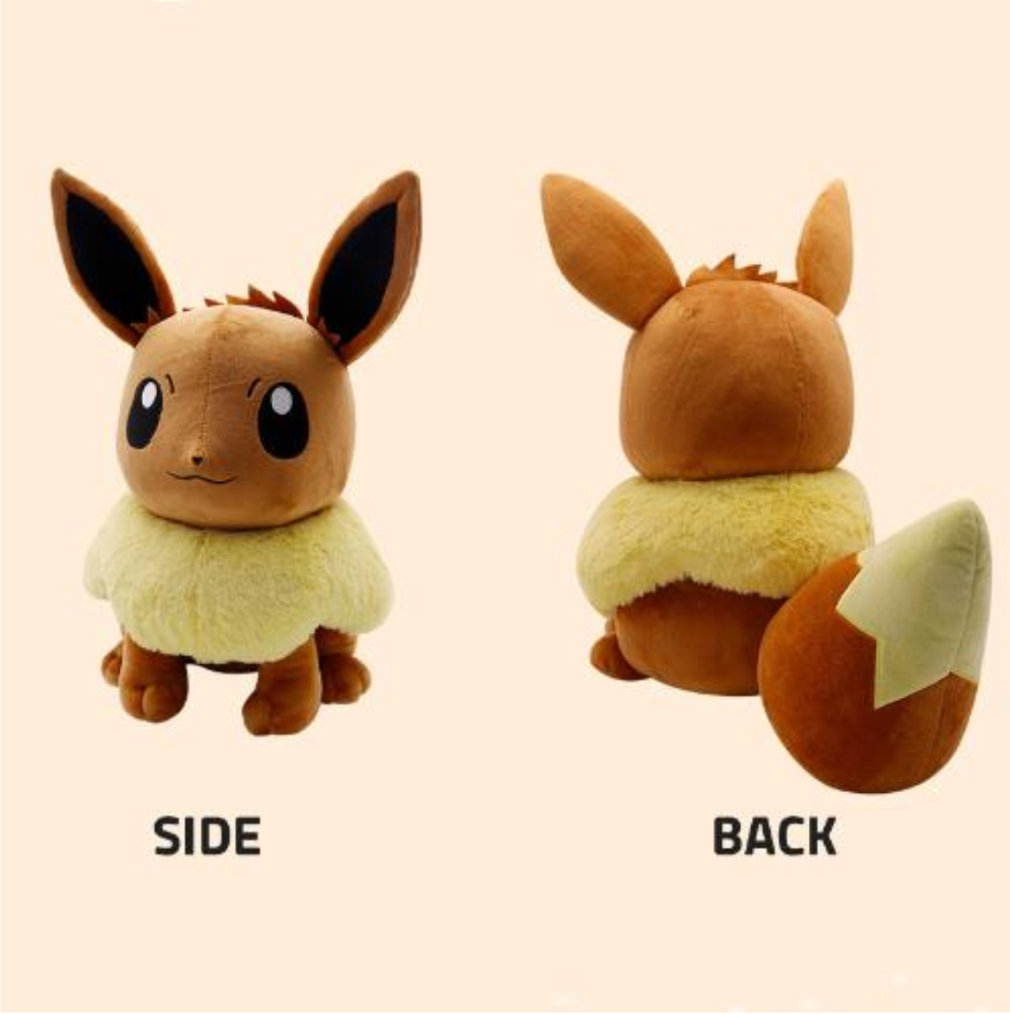 Pokemon Eevee 21" Ultra Soft & Large Huggable Plush Stuffed Animal Toy