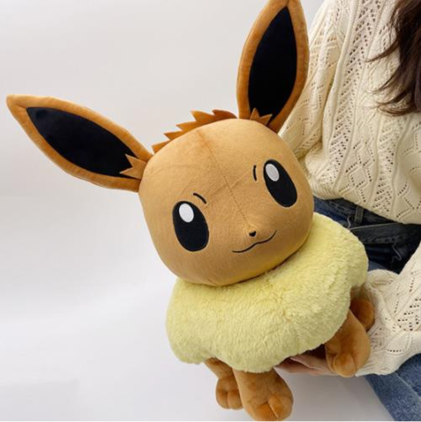 Pokemon Eevee 21" Ultra Soft & Large Huggable Plush Stuffed Animal Toy