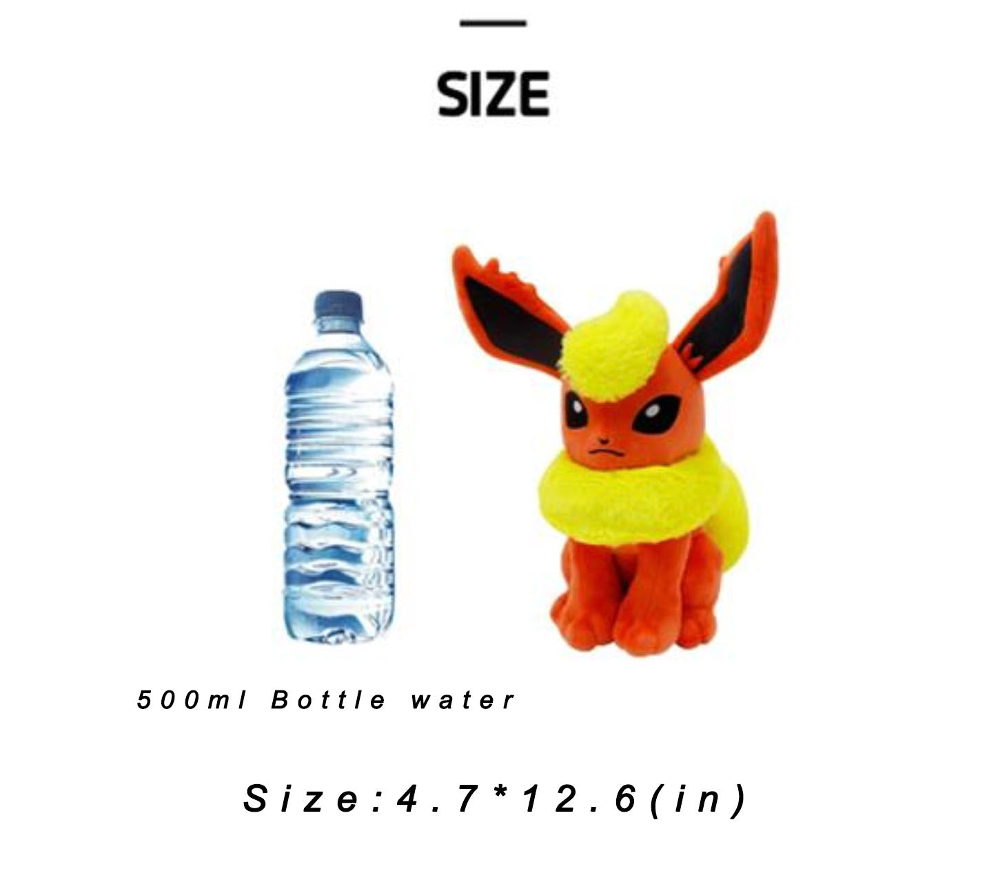 Pokemon Flareon 12“ Fluffy Plushies Toy Stuffed Animals Plush Doll Great Gift for Kids Fans