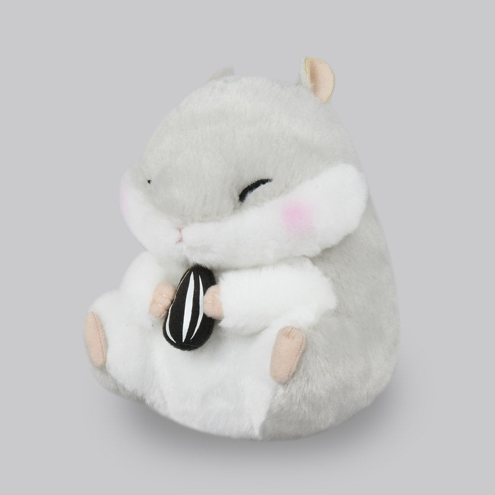 Amuse Hamster Jan-kun 6" Inch Brushy Adorable Plush Stuffed Hammy, Ultra-Soft Toy Kawaii for Kids Boys Girls