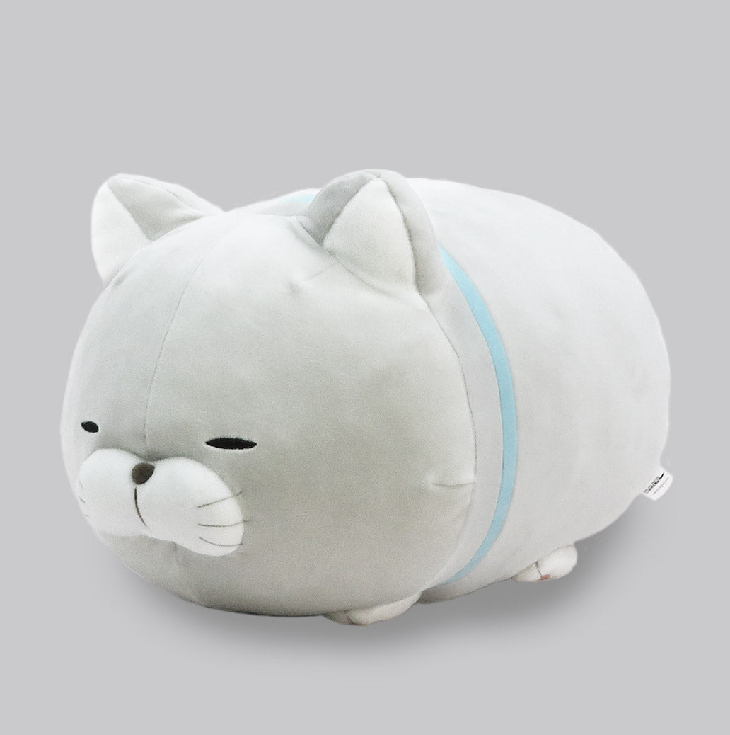 Amuse Cat Pillow 16" Inch Stuffed Animal Headrest Plush Ultra-Soft Kitty Support Hugging Pillow