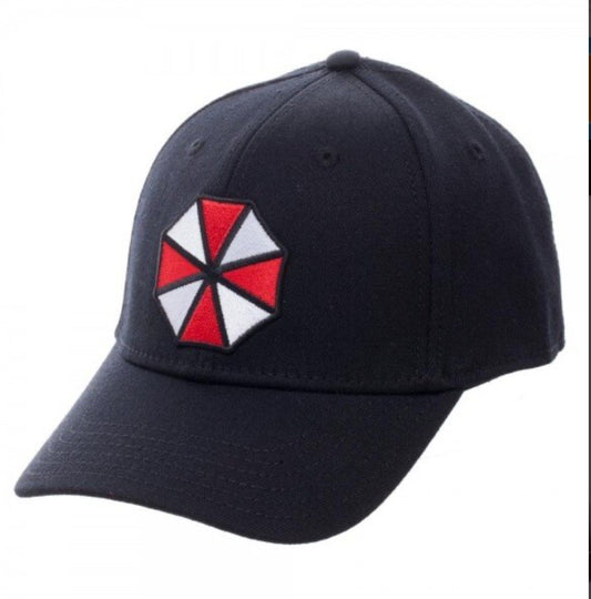 Umbrella Corp Logo Embroidered Flexfit Adult Cool & Dry Sport Cap Hat