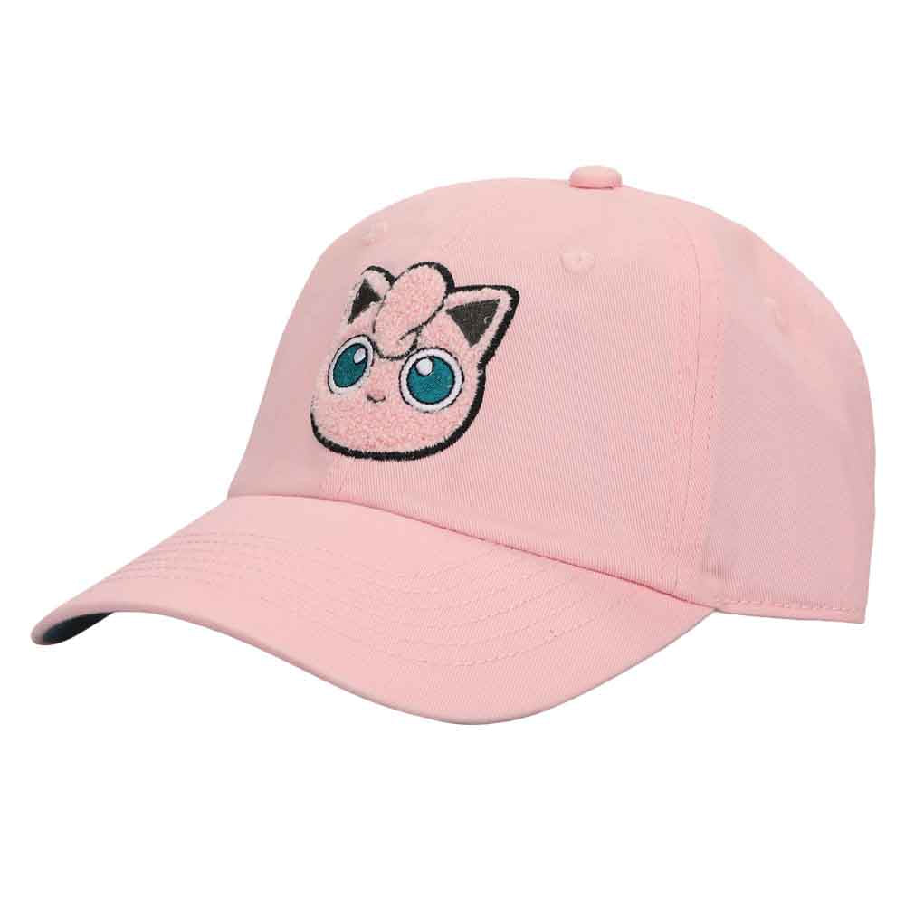 Pokemon Jigglypuff Fuzzy Patch Dad Cap Adjustable Hat Chenille Patch Ballcap