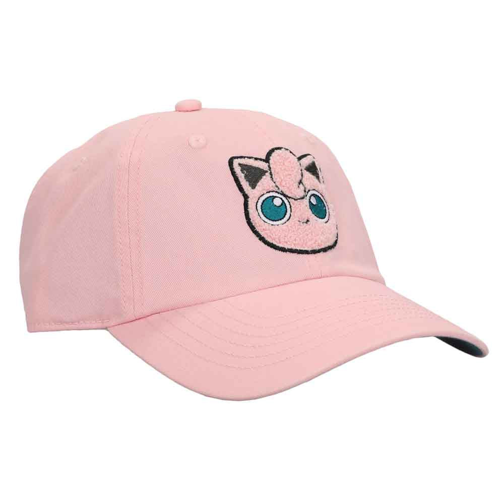 Pokemon Jigglypuff Fuzzy Patch Dad Cap Adjustable Hat Chenille Patch Ballcap
