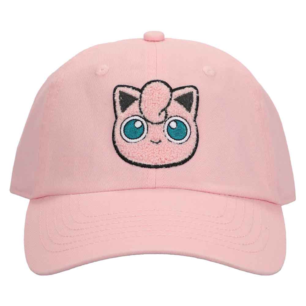 Pokemon Jigglypuff Fuzzy Patch Dad Cap Adjustable Hat Chenille Patch Ballcap