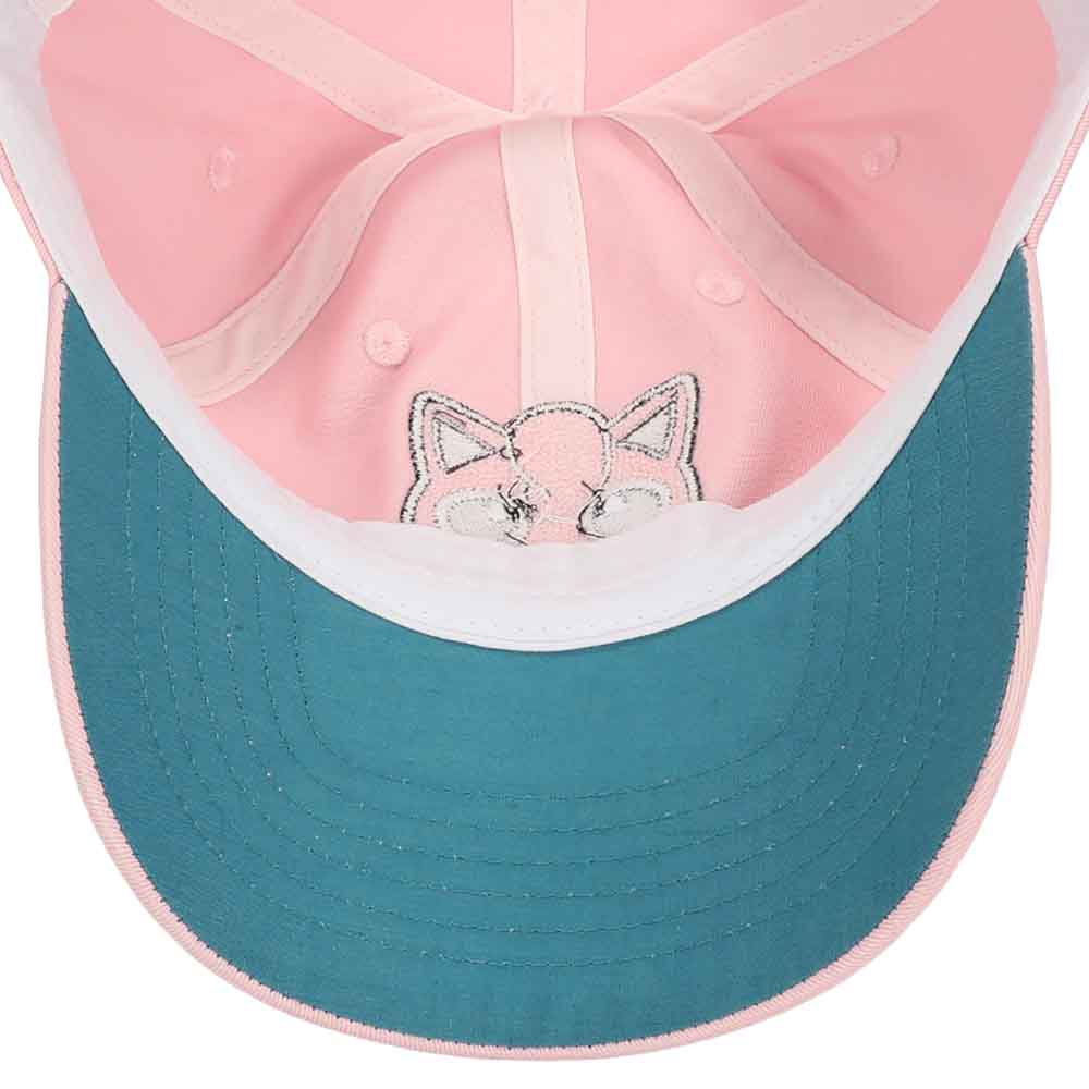 Pokemon Jigglypuff Fuzzy Patch Dad Cap Adjustable Hat Chenille Patch Ballcap