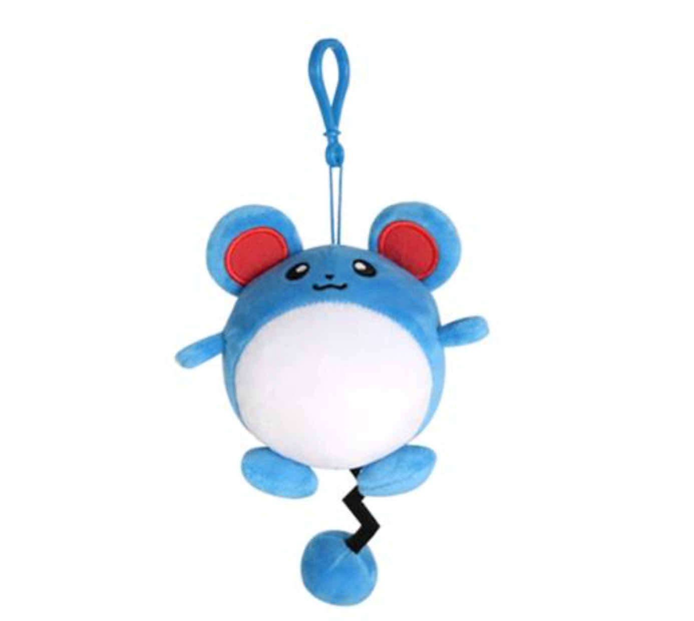 Pokemon Marill 6" Plushie Key Chain Stuffed Animal Keyring Clip-on Backpack Hanger