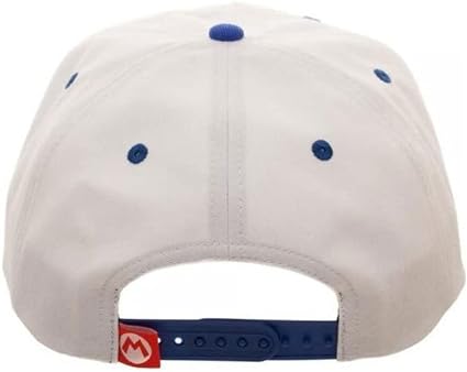 Super Mario Big Face Oxford 5 Panel Slouch Snapback Hat Baseball Cap Hat Adjustable