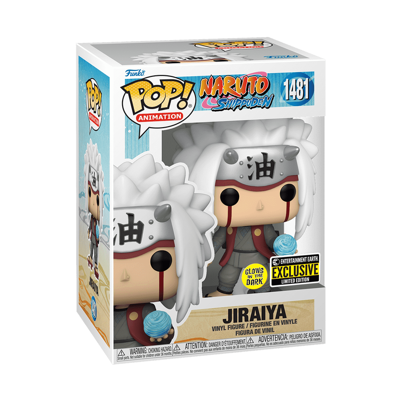 Funko Pop - Naruto Shippuden - Jiraiya with Rasengan - Special Edition Multicolor Glow Exclusive #1481