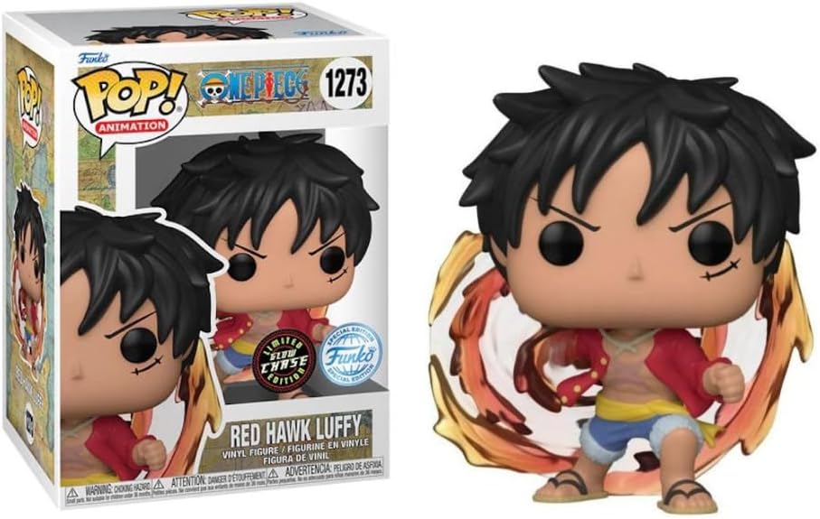 Funko Pop - One Piece Luffy (Red Hawk) Figure (AAA Anime Exclusive) #1273