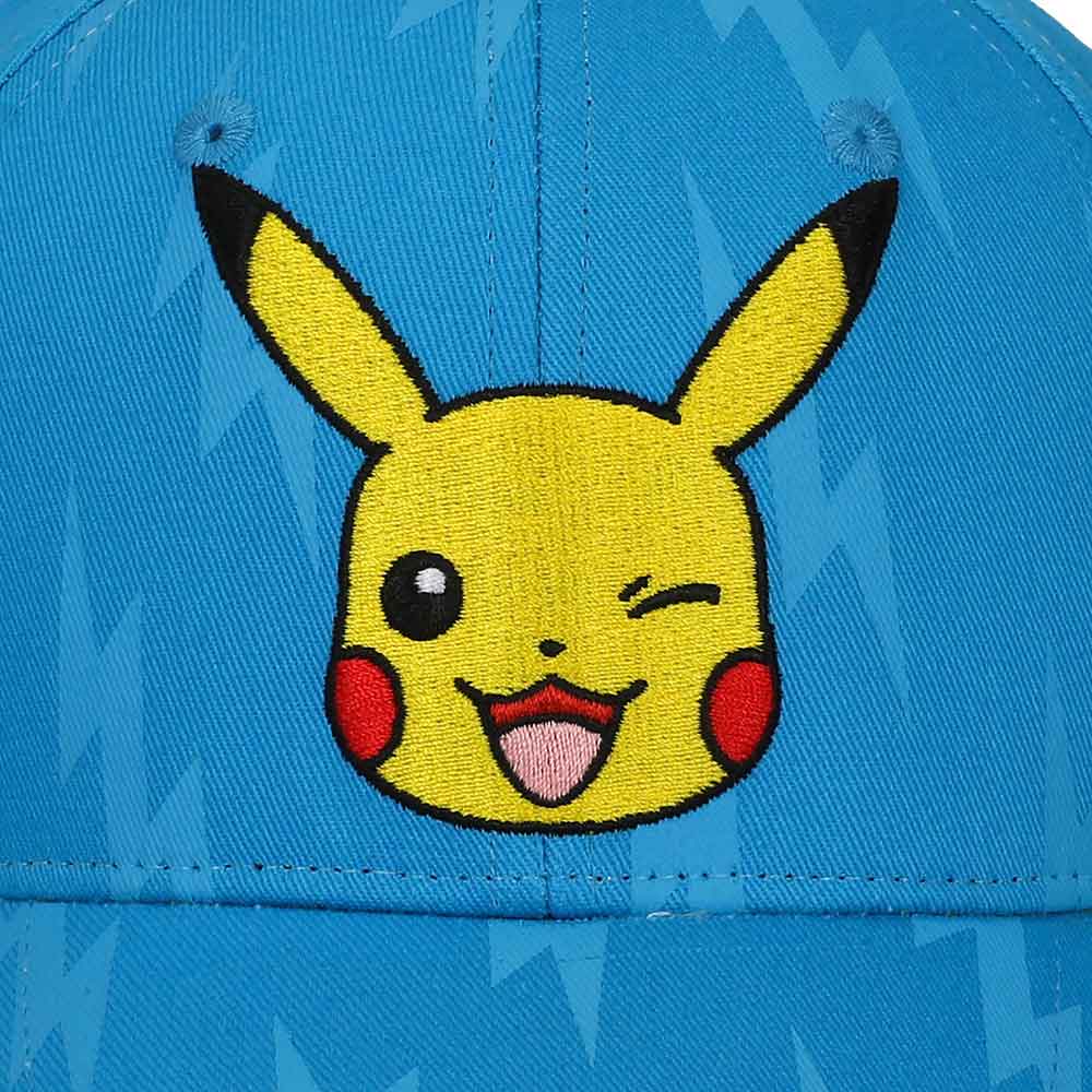 Pokemon Embroidered Pikachu Sublimated AOP Hat Baseball Cap