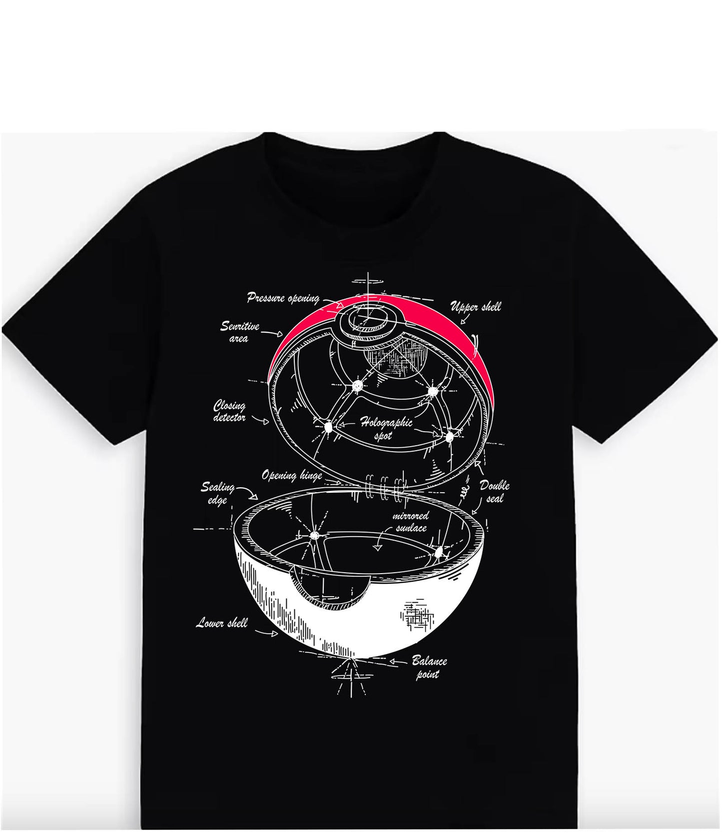 T-shirt - Pokeball