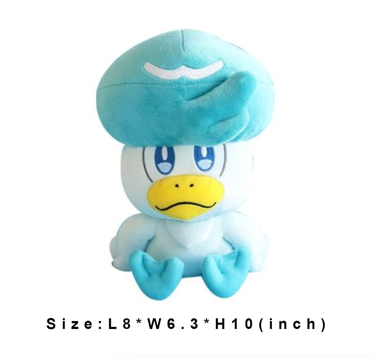 Pokemon Quaxly 10" Soft Huggable Plush Stuffed Animal Fluffy Gift Cute Doll Toys