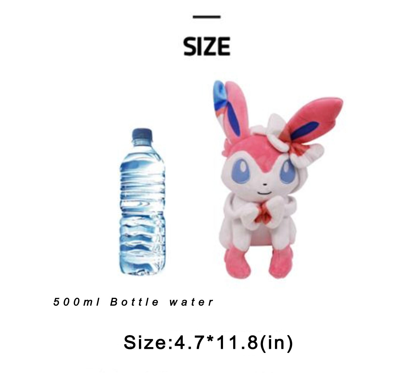 Pokemon Sylveon 11" Adorable Plush Toy Ultra-Soft Cuddly Doll Stuffed Animal Plushies Birthday Christmas Gifts