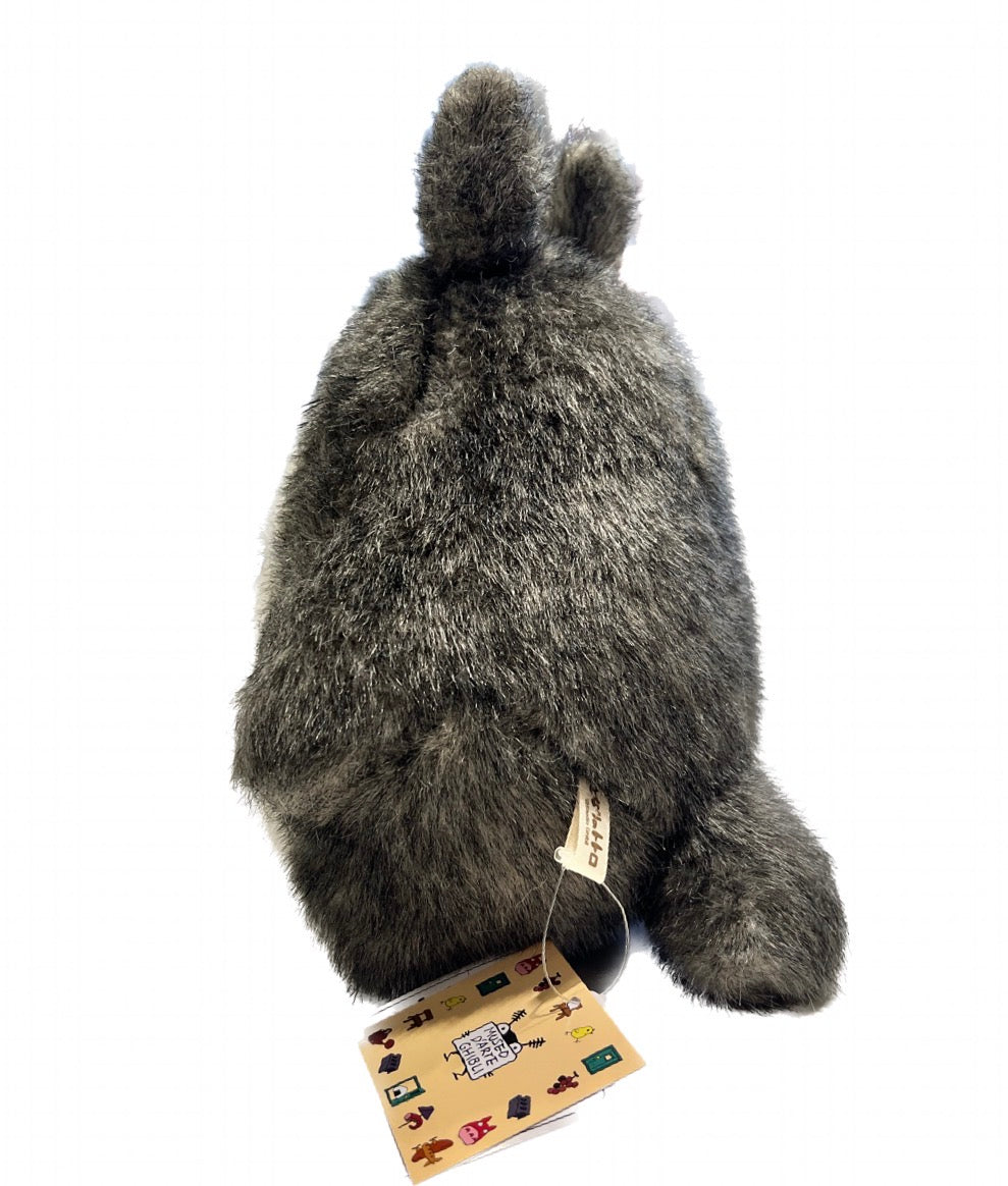 8.5" Gray Totoro Fluffy Plush Cute Stuffed Toy
