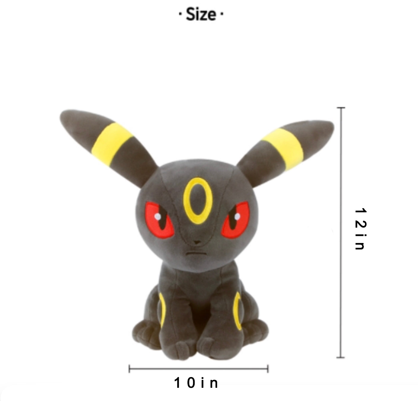 Pokemon Umbreon 12" Stuffed Animal Plush Cute Hugging Doll Soft Toy Gifts for Kids